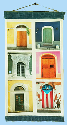 Doors of Old San Juan Wall Hanging