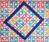 Pillow with Colorful Coquis