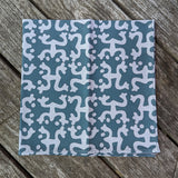Grey and Teal Taino Coqui Place Mat (Sold Individually)