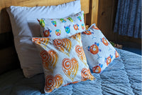 12" x 12" Square Taino Symbol Pillows