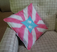 Puerto Rico Flag 14" Square Pillow