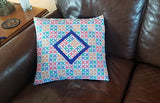 Pillow with Colorful Coquis