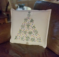 Large Christmas Themed Pillows