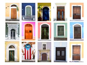 Doors of Old San Juan (Photograph)