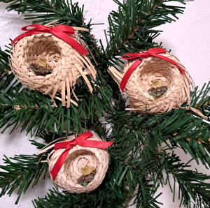 Coqui and Pava Ornaments (Set of 3)