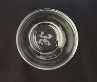 Large Etched Coqui Bowl - Glass 6"