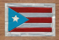 Puerto Rico Flag Plaque