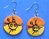 Taino Sun Symbol Earrings