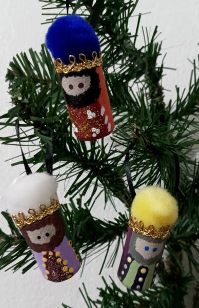 Los Reyes Christmas Ornaments (Set of 3)